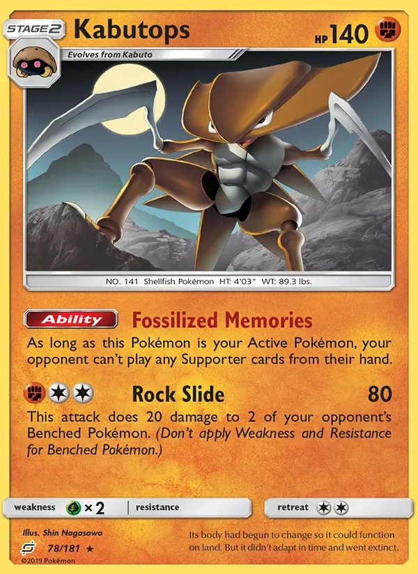 Kabutops, Team Up