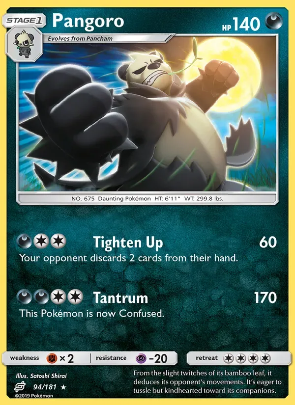 Pangoro, Team Up