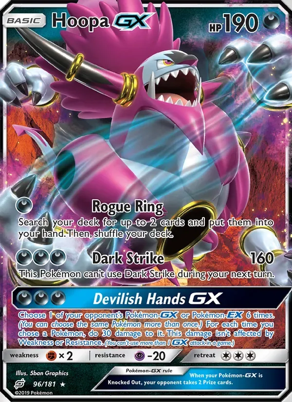 Hoopa GX, Team Up