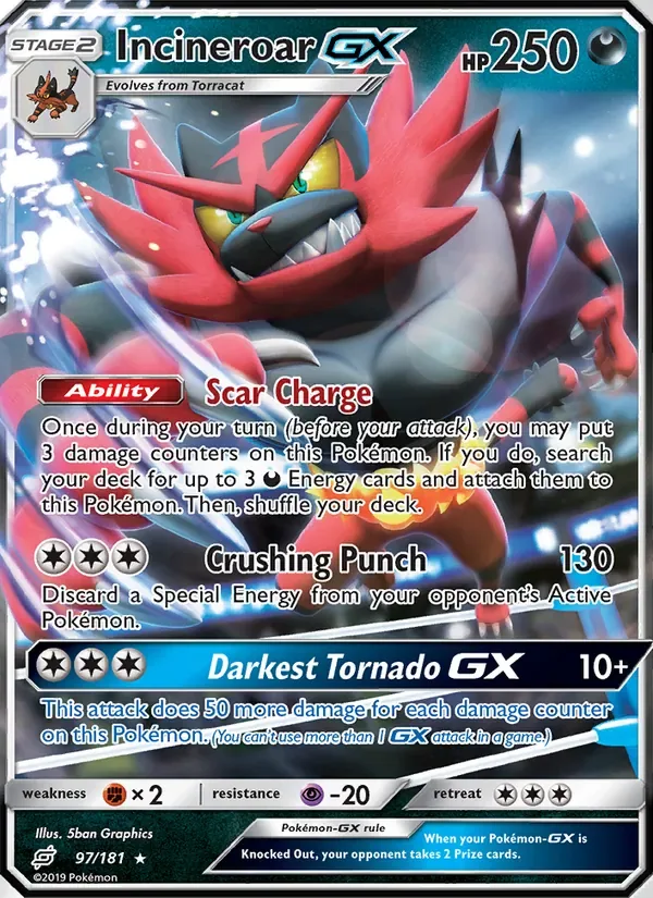 Incineroar GX, Team Up
