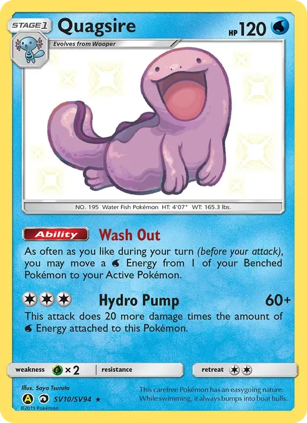 Quagsire, Hidden Fates Shiny Vault