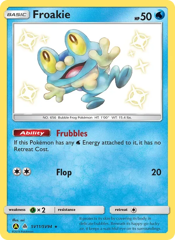 Froakie, Hidden Fates Shiny Vault