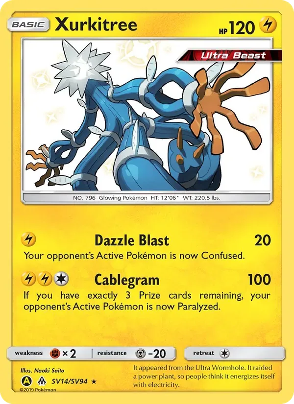 Xurkitree, Hidden Fates Shiny Vault