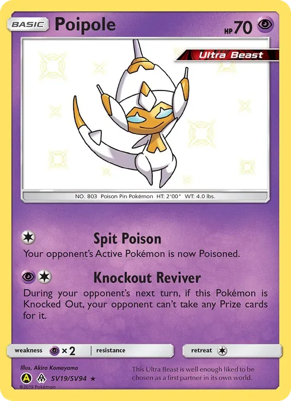 Poipole, Hidden Fates Shiny Vault