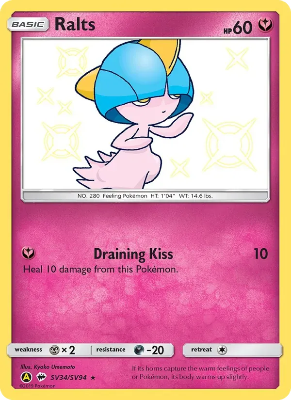 Ralts, Hidden Fates Shiny Vault
