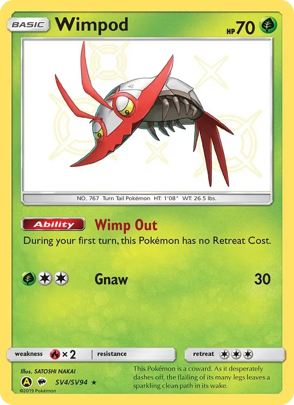 Wimpod, Hidden Fates Shiny Vault