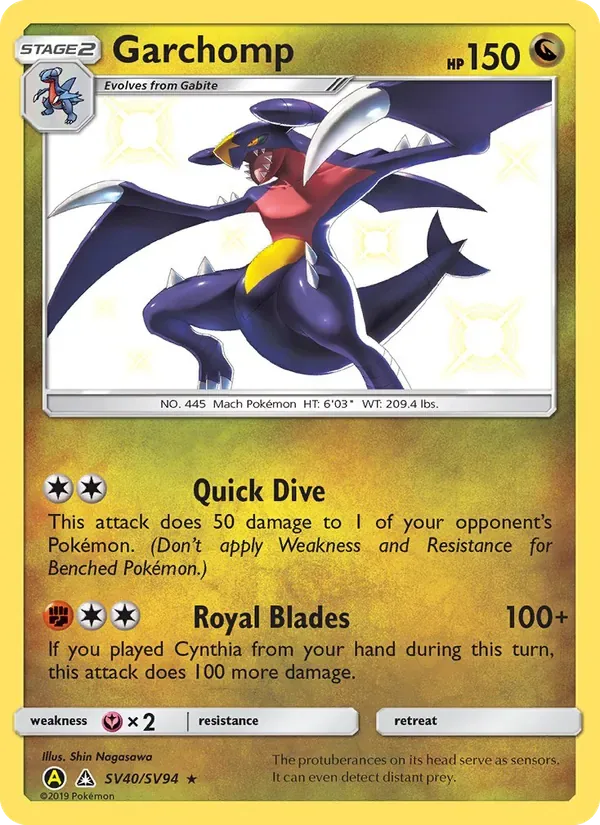 Garchomp, Hidden Fates Shiny Vault