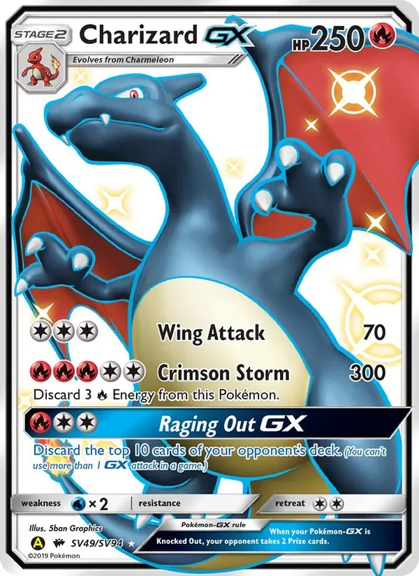 Charizard-GX, Hidden Fates Shiny Vault