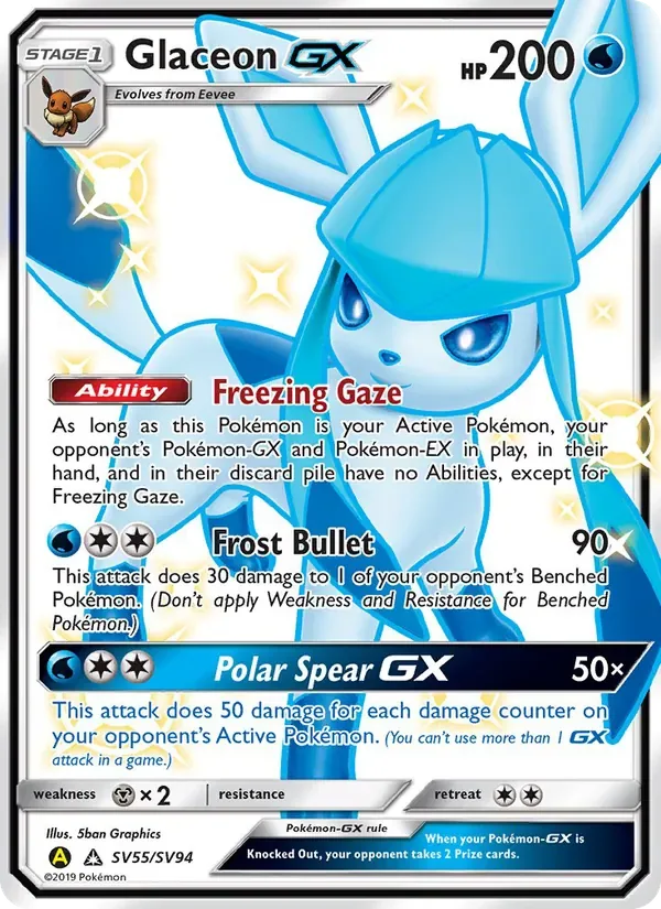 Glaceon-GX, Hidden Fates Shiny Vault