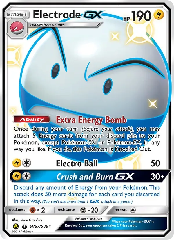 Electrode-GX, Hidden Fates Shiny Vault