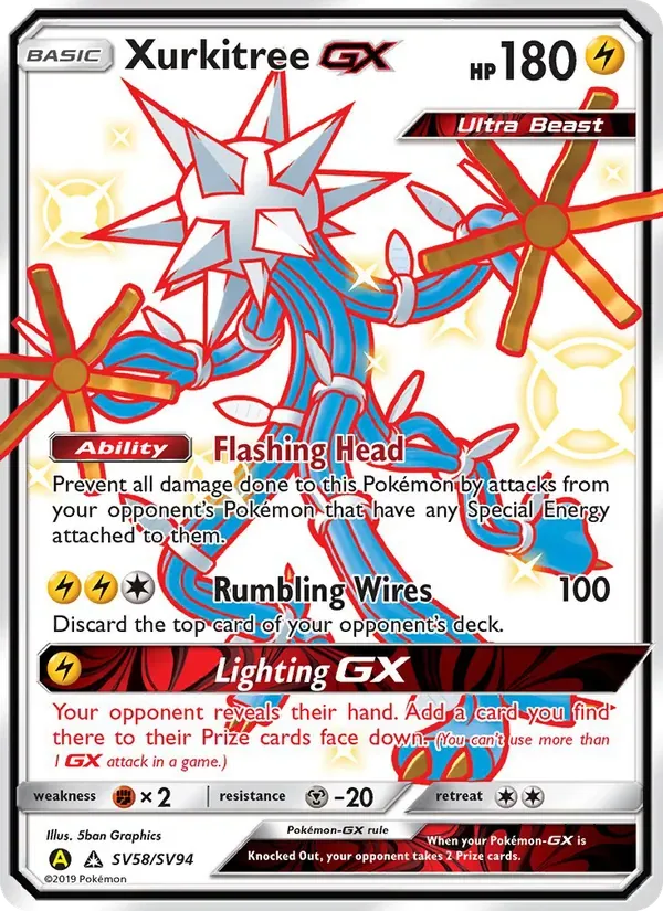 Xurkitree-GX, Hidden Fates Shiny Vault