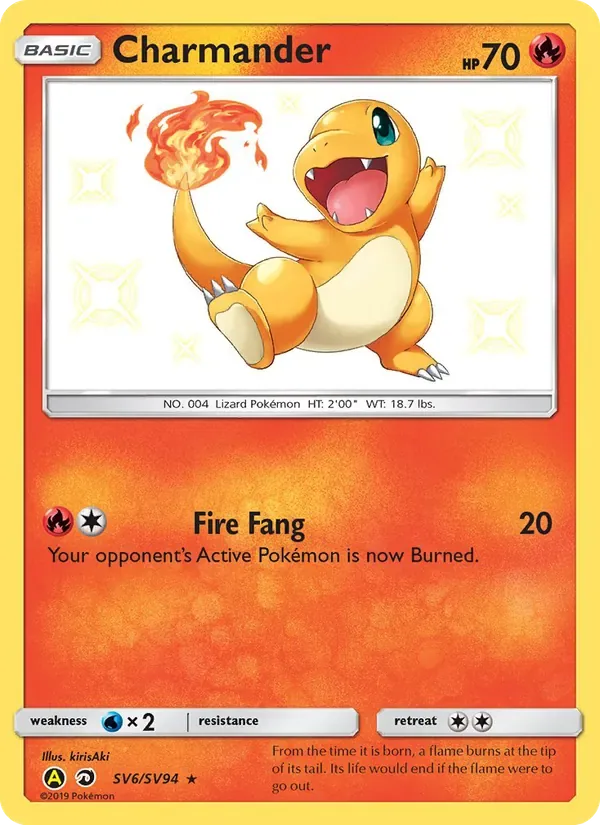 Charmander, Hidden Fates Shiny Vault