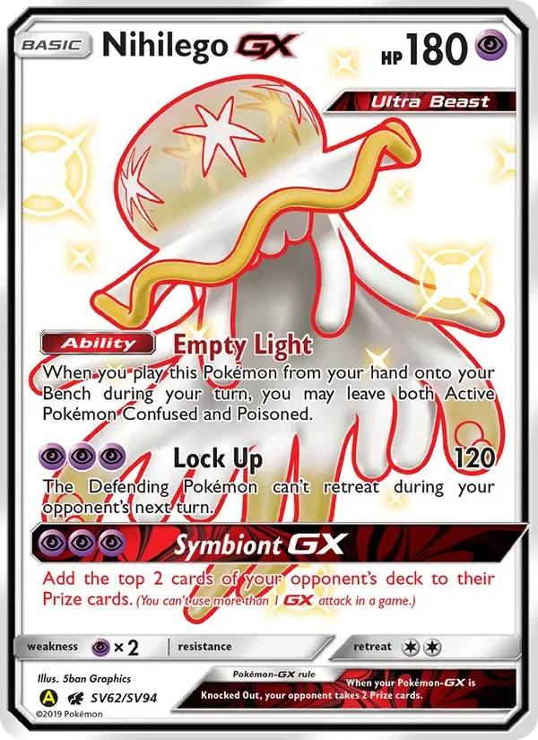 Nihilego-GX, Hidden Fates Shiny Vault