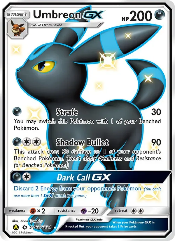 Umbreon-GX, Hidden Fates Shiny Vault
