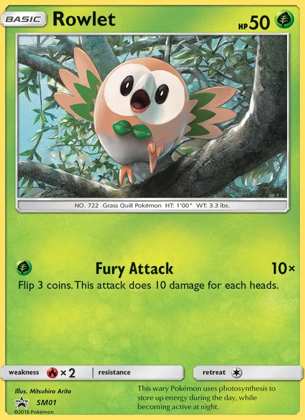 Rowlet, SM Black Star Promos