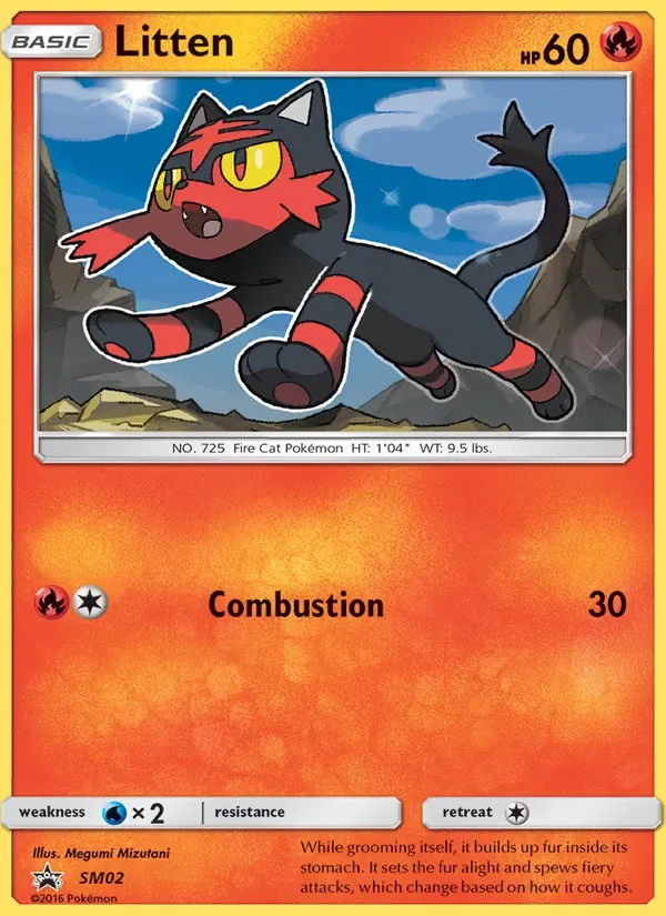 Litten, SM Black Star Promos
