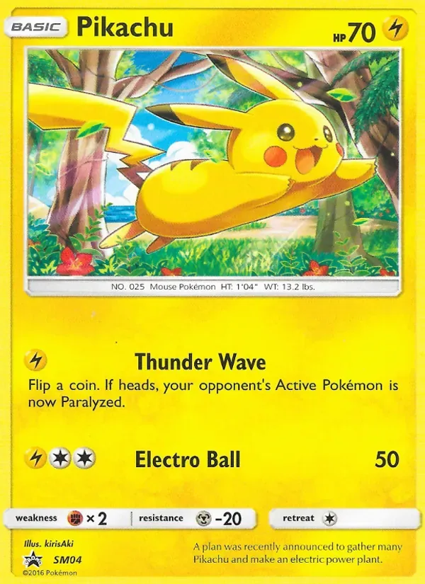 Pikachu, SM Black Star Promos