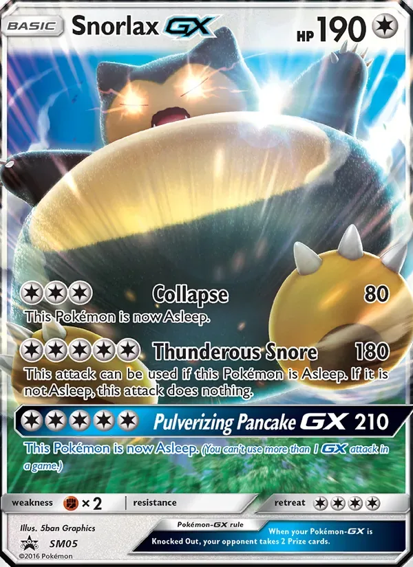 Snorlax GX, SM Black Star Promos