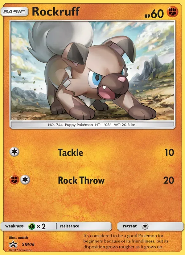Rockruff, SM Black Star Promos