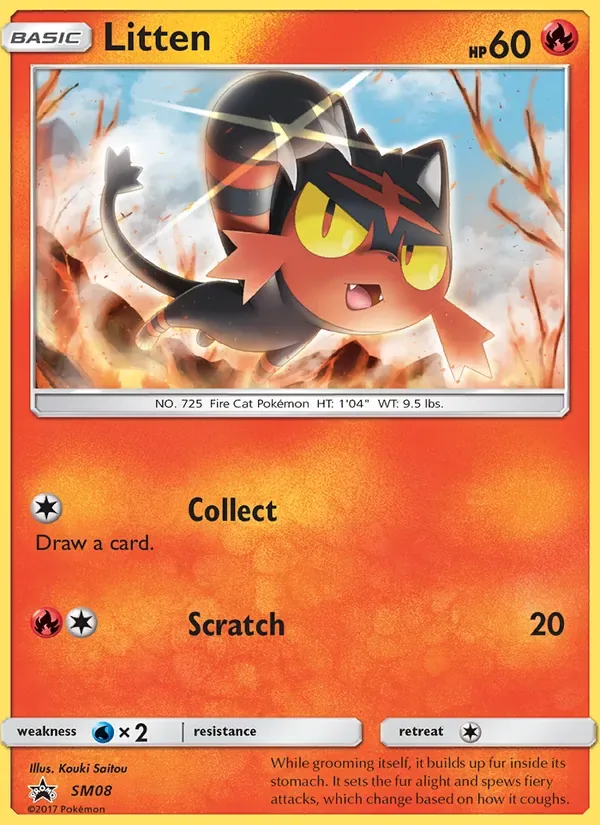 Litten, SM Black Star Promos