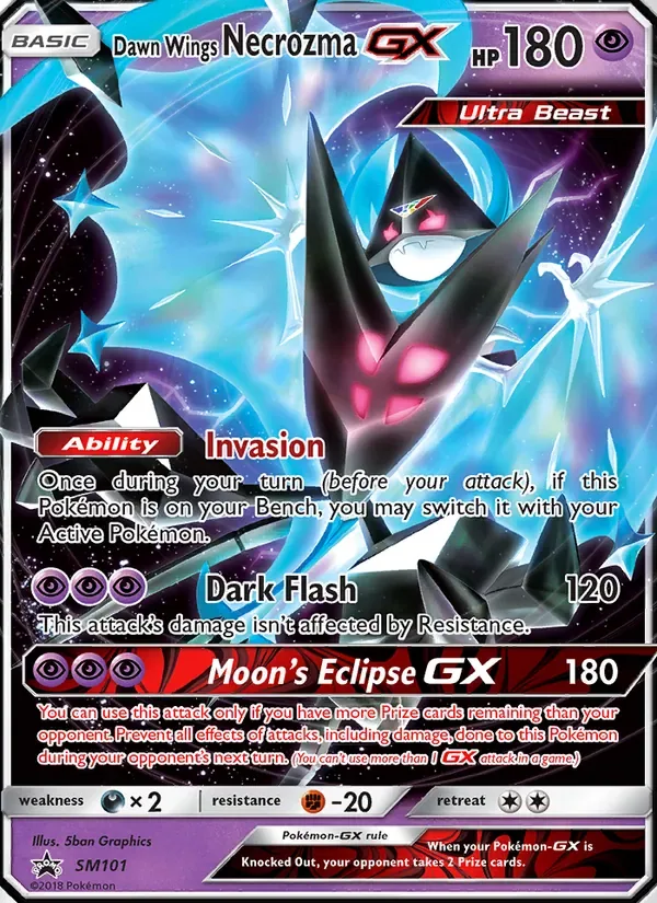 Dawn Wings Necrozma GX, SM Black Star Promos