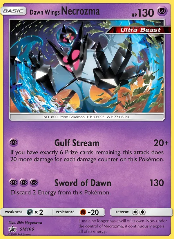 Dawn Wings Necrozma, SM Black Star Promos