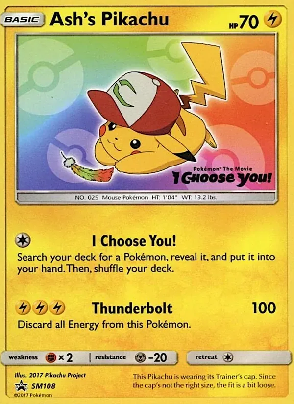 Ash's Pikachu, SM Black Star Promos