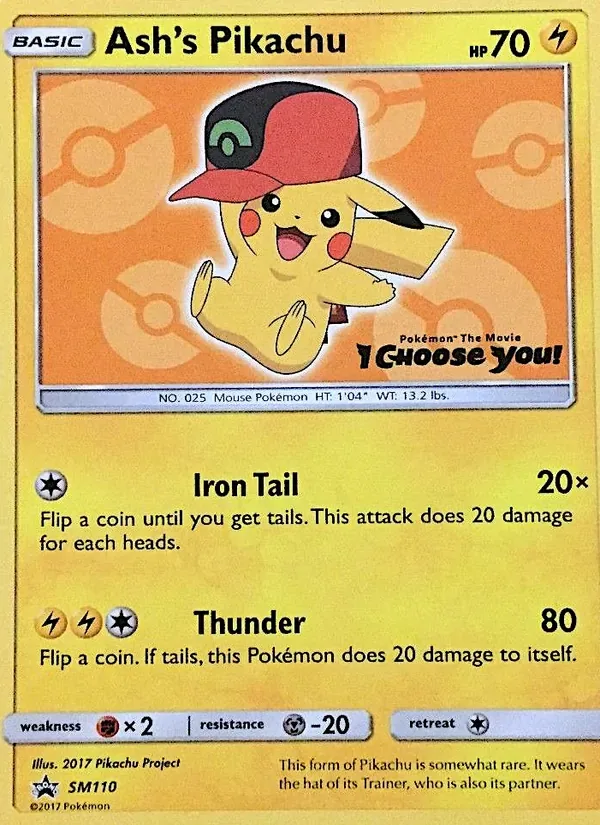 Ash's Pikachu, SM Black Star Promos