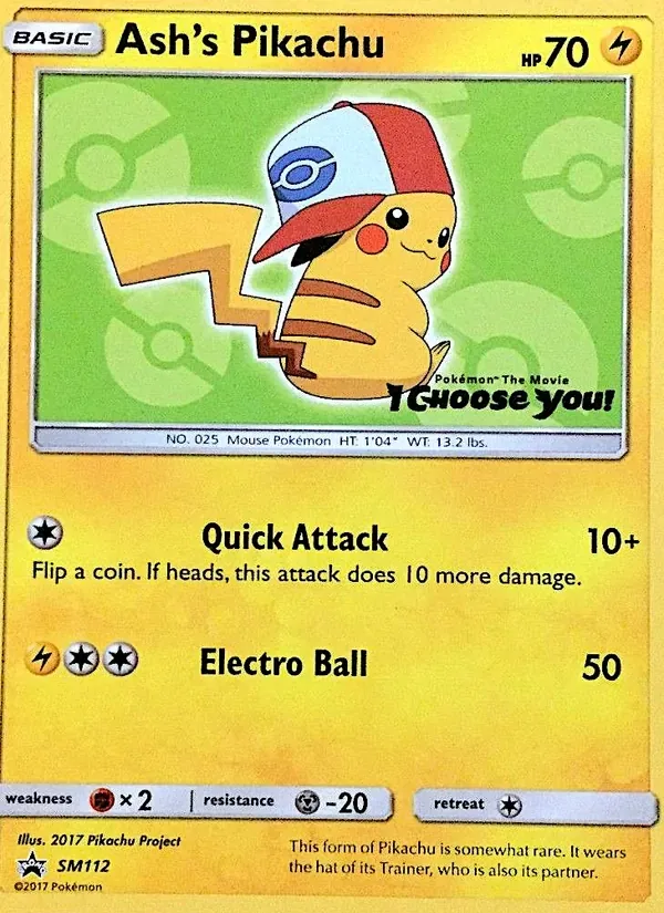 Ash's Pikachu, SM Black Star Promos