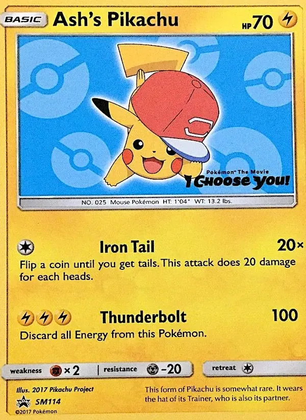 Ash's Pikachu, SM Black Star Promos