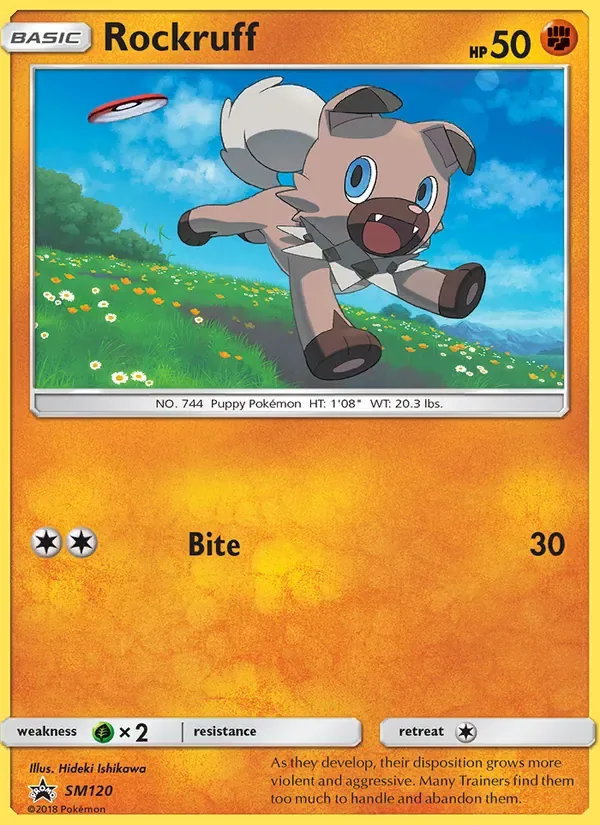 Rockruff, SM Black Star Promos