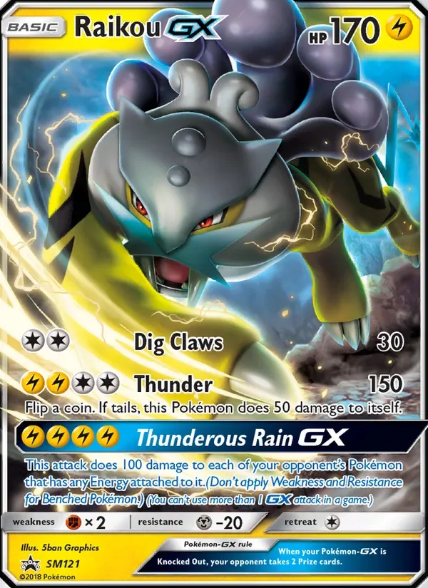 Raikou GX, SM Black Star Promos