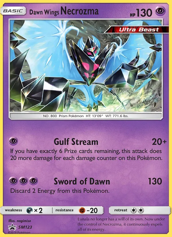 Dawn Wings Necrozma, SM Black Star Promos