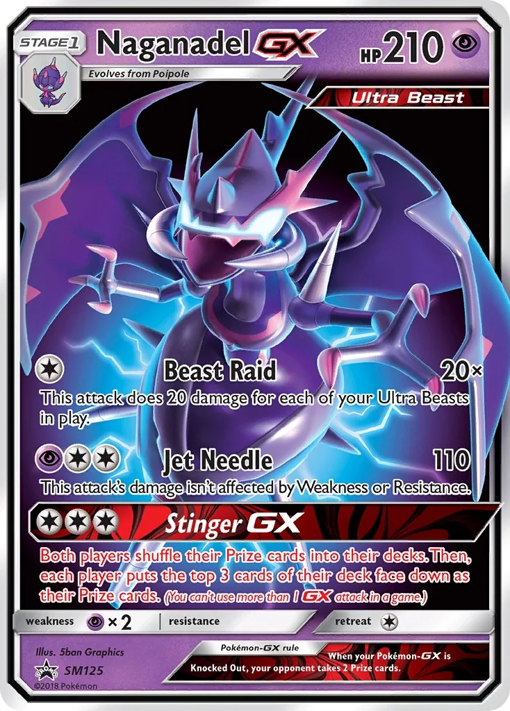 Naganadel GX, SM Black Star Promos