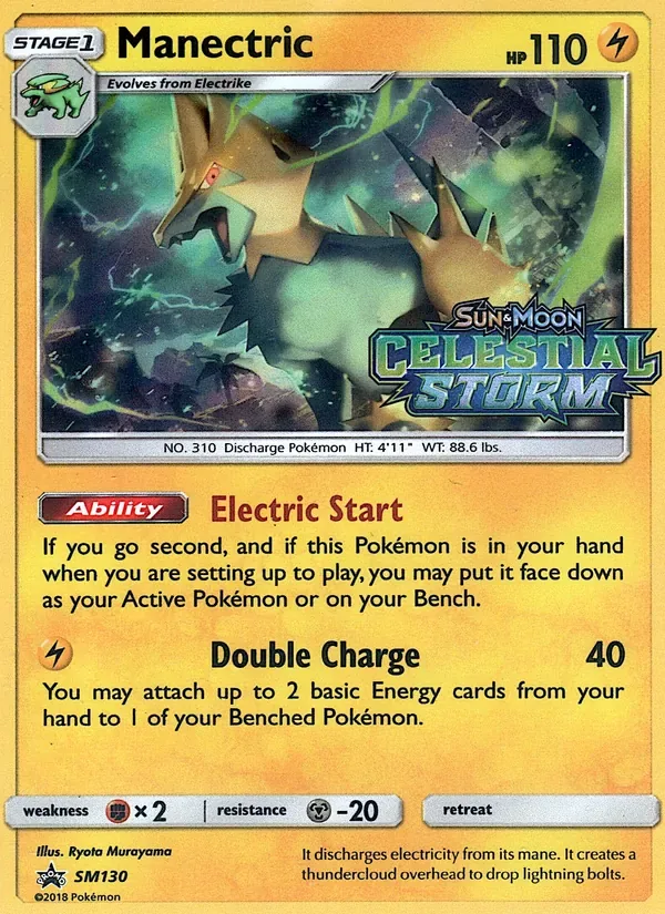 Manectric, SM Black Star Promos