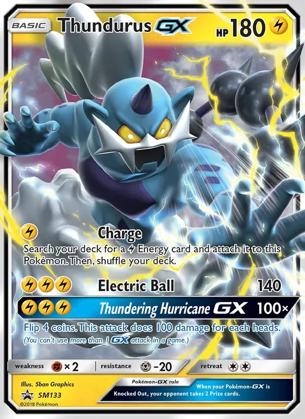 Thundurus GX, SM Black Star Promos