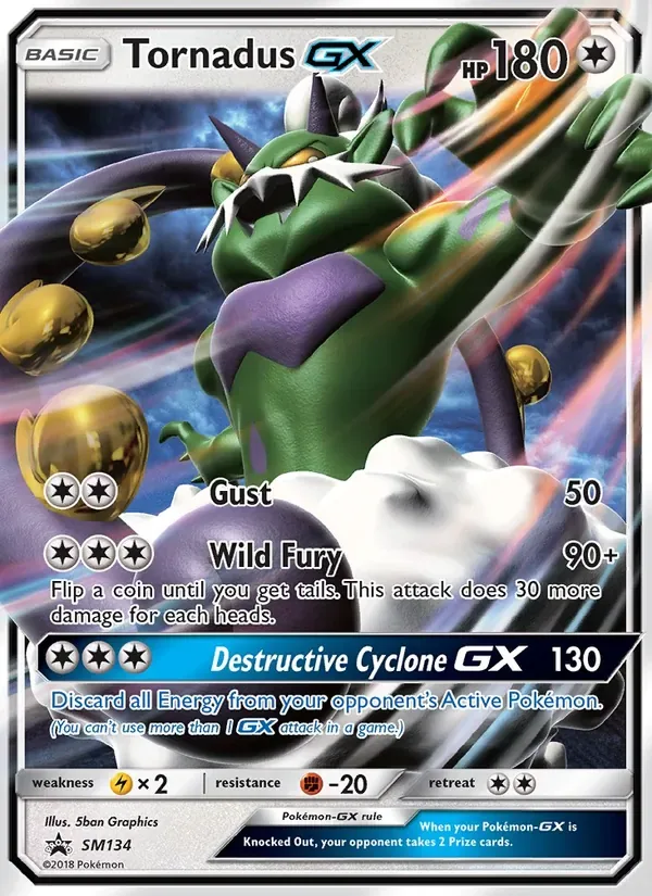 Tornadus GX, SM Black Star Promos