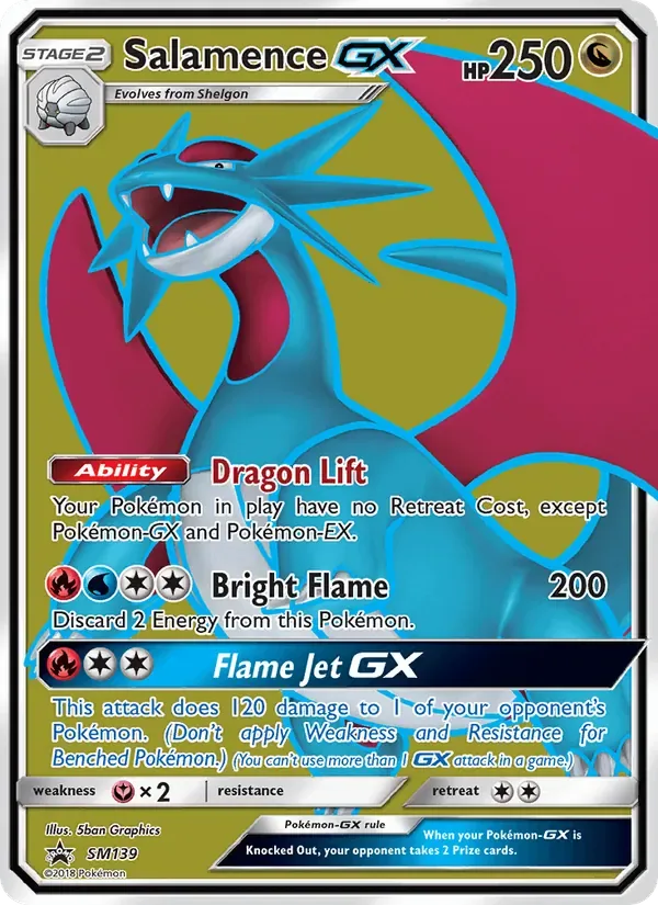 Salamence GX, SM Black Star Promos