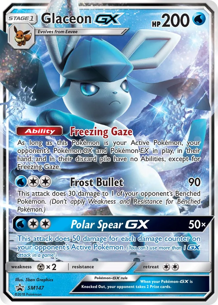Glaceon GX, SM Black Star Promos