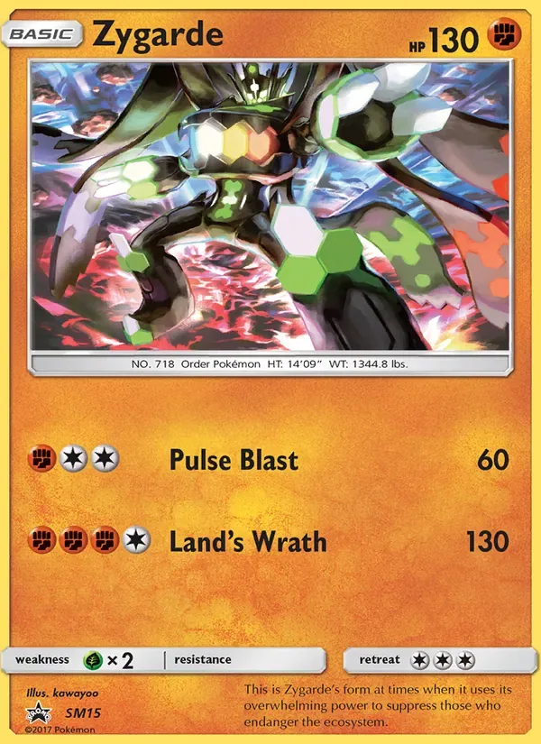 Zygarde, SM Black Star Promos