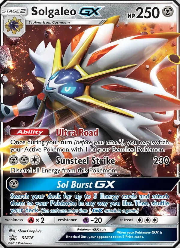 Solgaleo GX, SM Black Star Promos