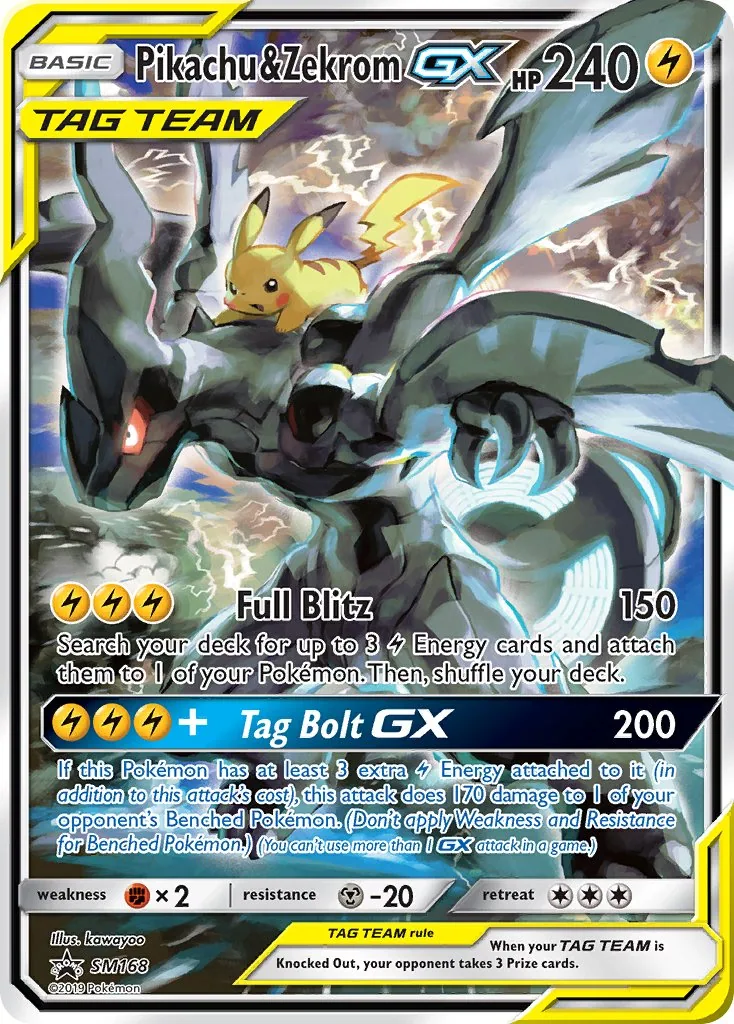 Pikachu & Zekrom GX, SM Black Star Promos