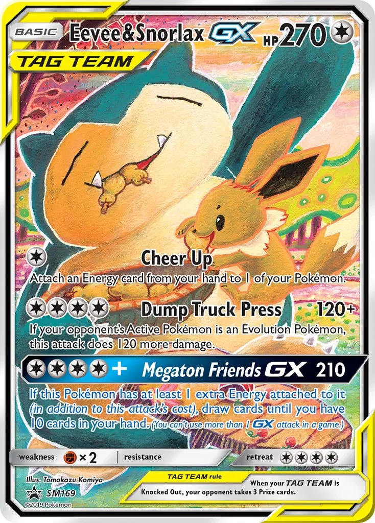 Eevee & Snorlax GX, SM Black Star Promos