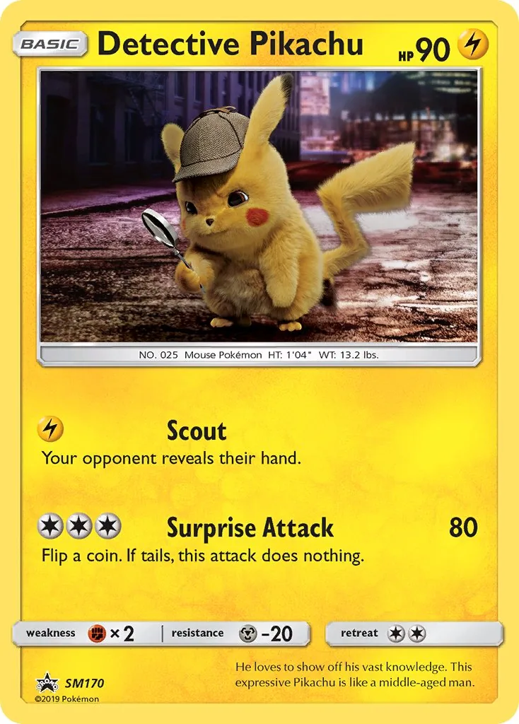 Detective Pikachu, SM Black Star Promos