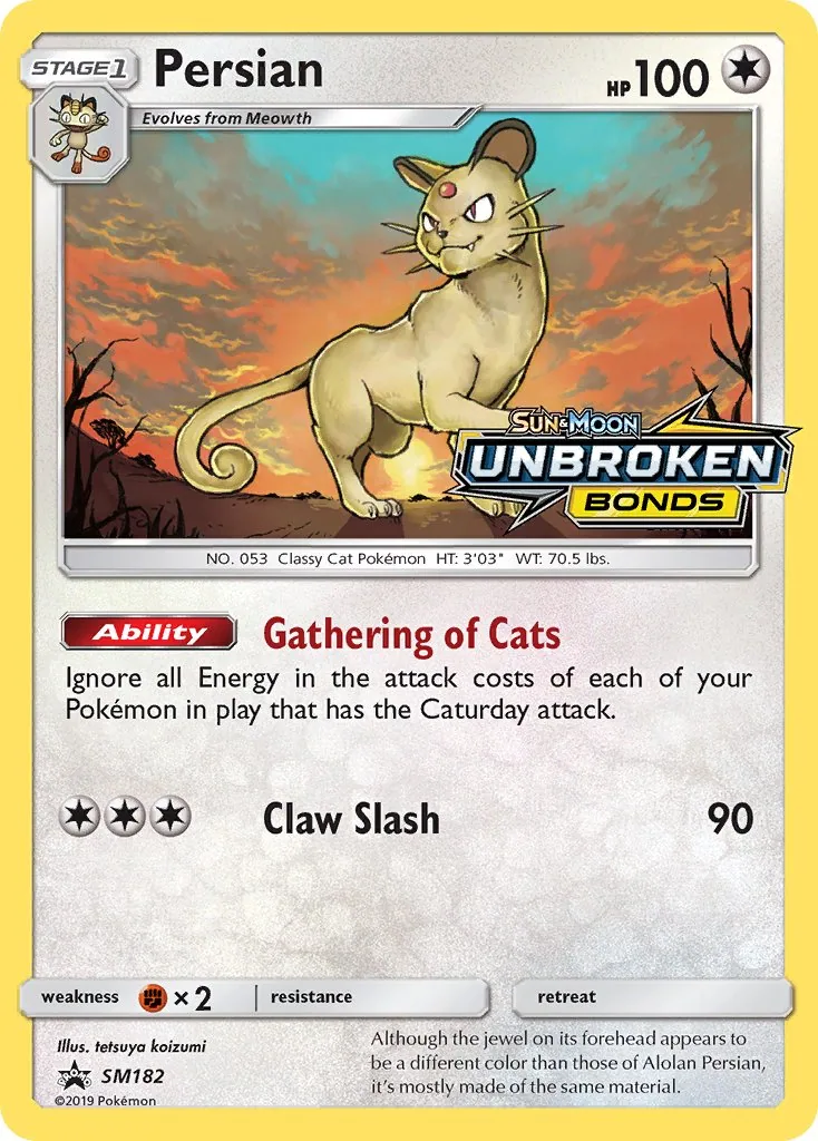 Persian, SM Black Star Promos