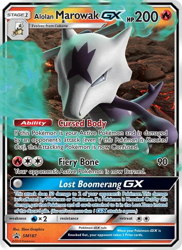 Alolan Marowak GX, SM Black Star Promos