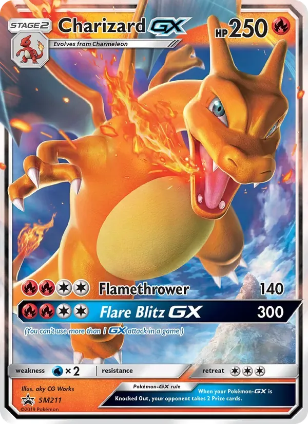 Charizard GX, SM Black Star Promos