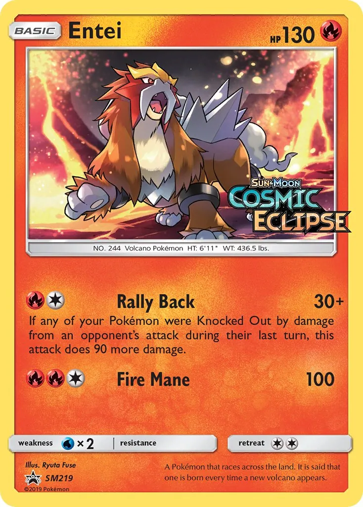 Entei, SM Black Star Promos