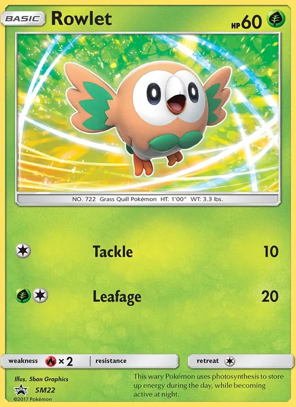 Rowlet, SM Black Star Promos