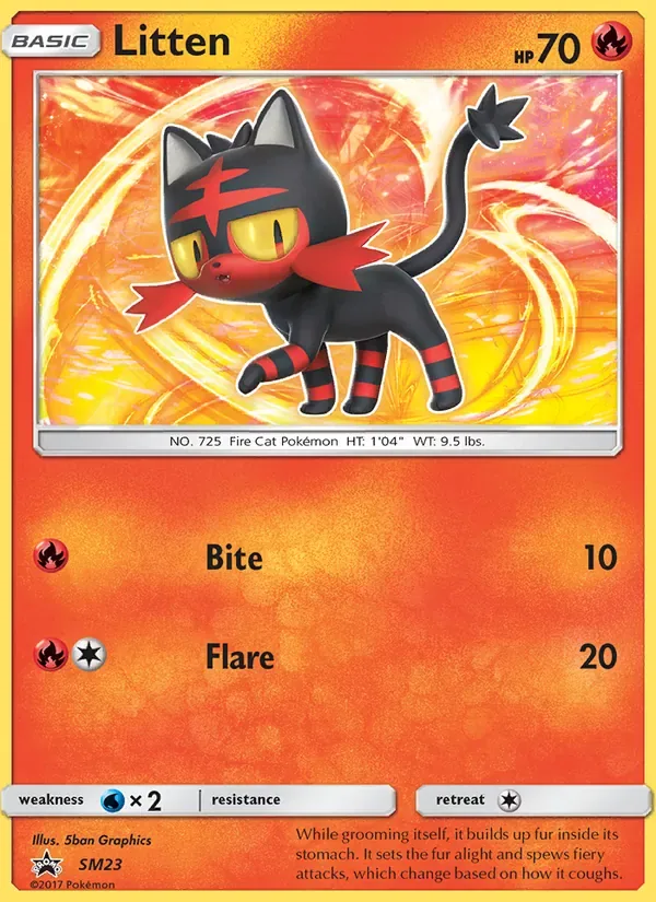 Litten, SM Black Star Promos